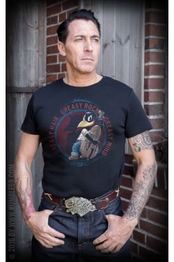 Tee shirt homme rock greasy hair