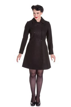 Manteau noir hell bunny