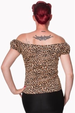 Haut rockabilly léopard