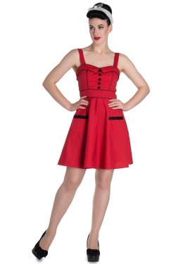 Robe rockabilly courte