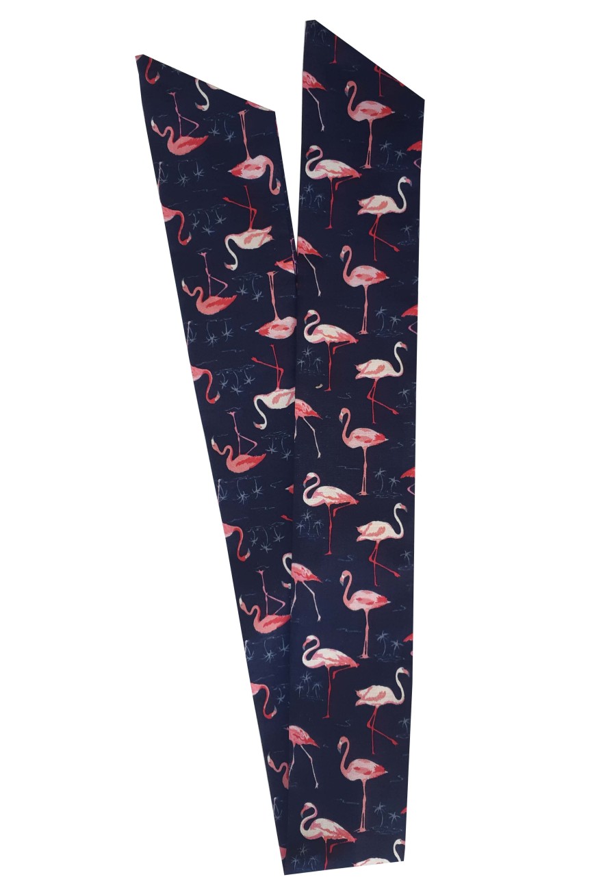 Bandeau cheveux rétro flamingo 1950