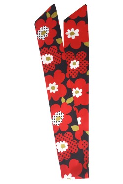Bandeau cheveux gosse fleur rouge