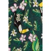 Robe portefeuille tropicale hibiscus