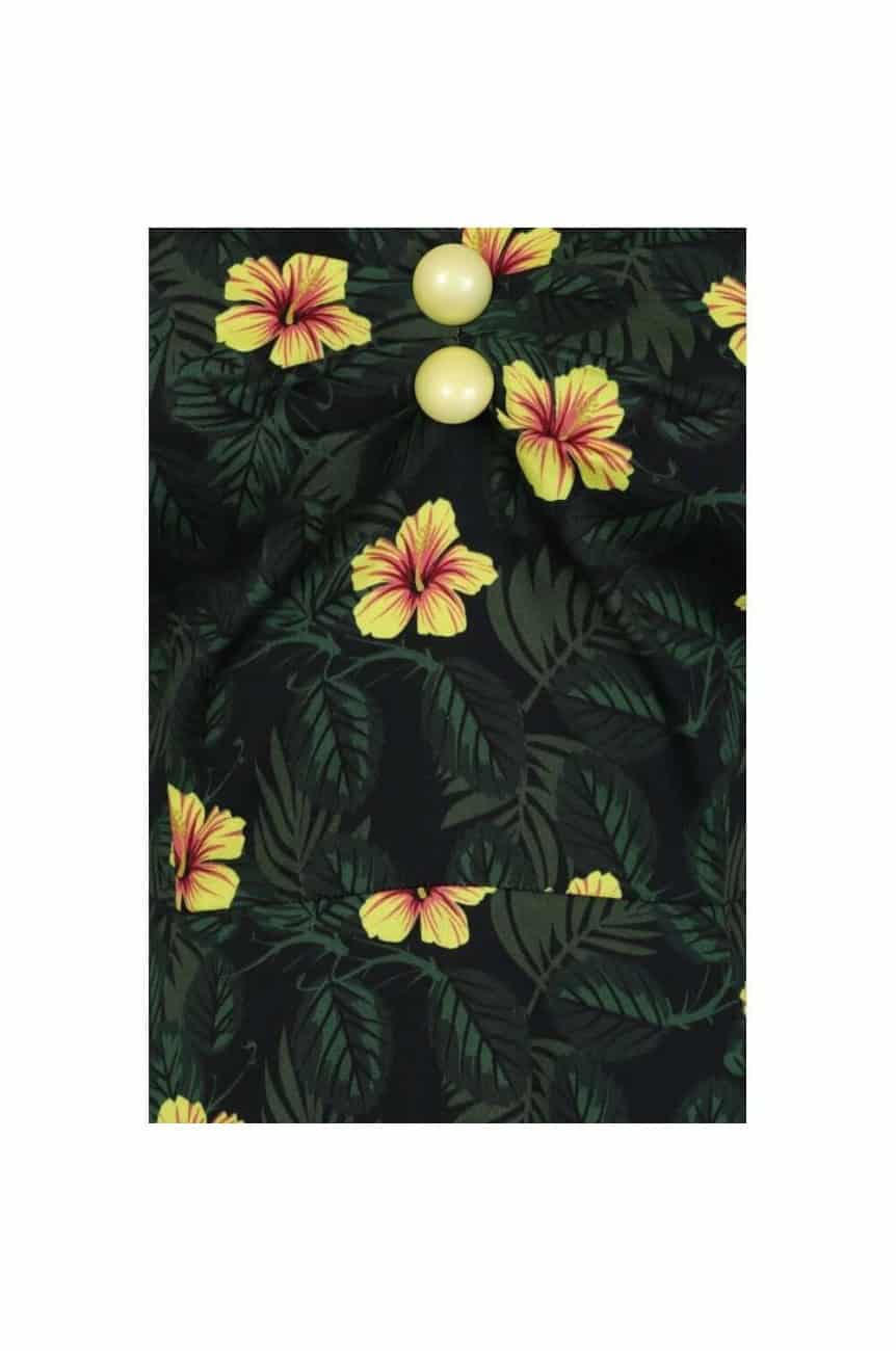 Robe dolores tropicale pin-up