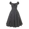 Robe pin-up finies pois