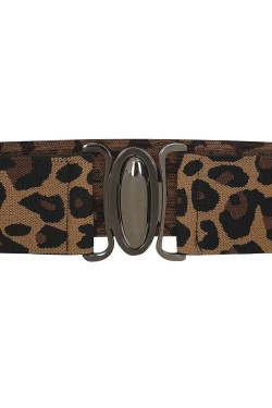 Ceinture leopard pin-up rockabilly