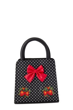 Sac banned a pois avec fraises