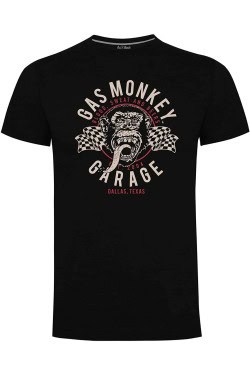 Gas monkey garage tee shirt homme drapeau
