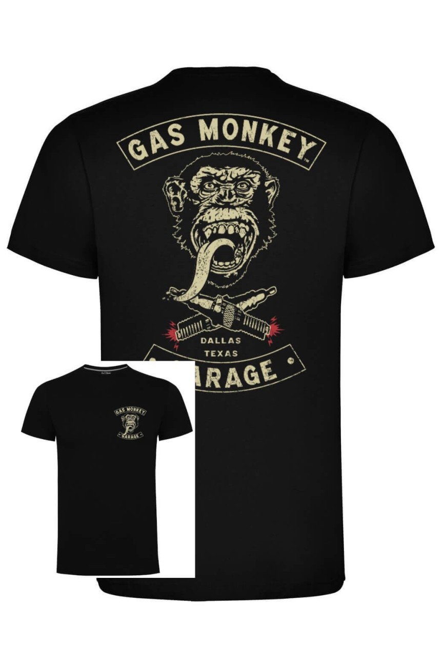 Tee shirt Gas monkey imprimé dos