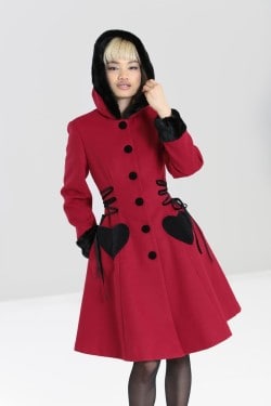 Manteau rouge hell bunny