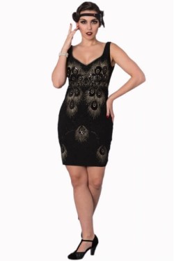 Robe années 30 noire