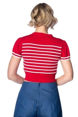 Haut en maille années 50