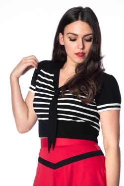 Crop top rayé