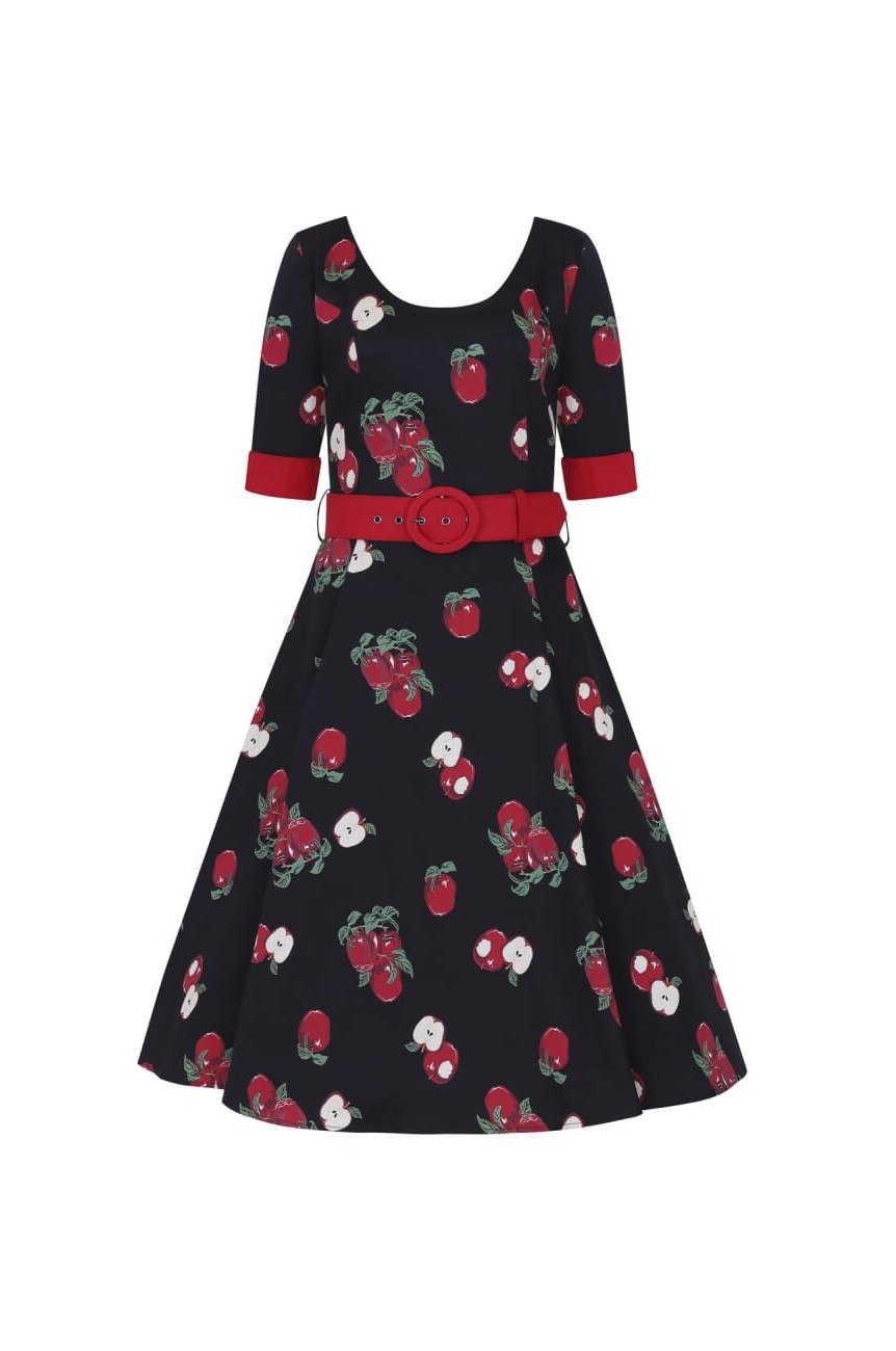 Robe pinup 1950 pomme collectif