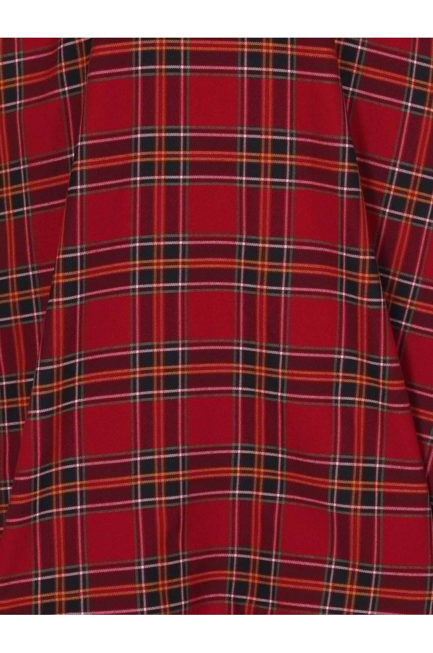 Robe vintage écossais rouge Collectif