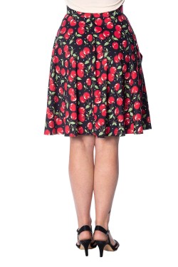 Jupe cerise pin-up