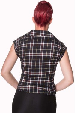 Blouse tartan Banned