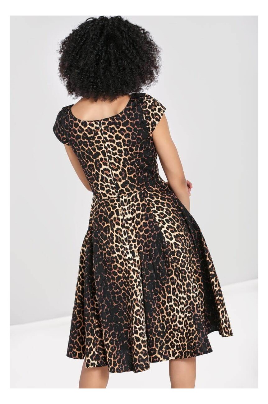 Robe leopard pin-up