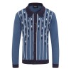 Cardigan homme manches longues retro