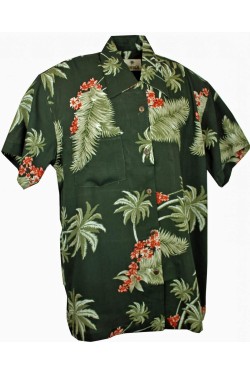 Chemise hawaïenne ratio kaki