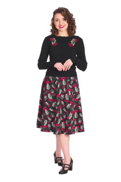 Cardigan rock'n tete de mort