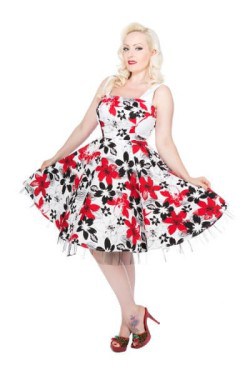 Robe pin-up avec tulle