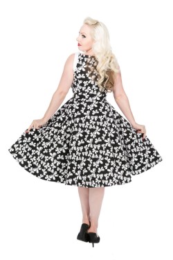 Robe vintage col V