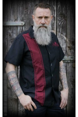 Chemise notes de musique rock