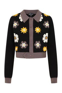 Cardigan retro banned femme