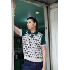 Polo collectif vintage homme vert