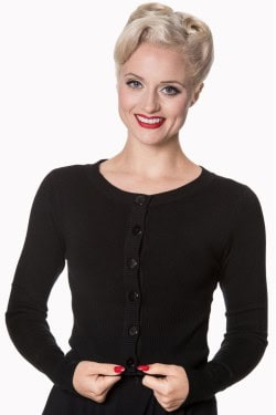 Cardigan court noir