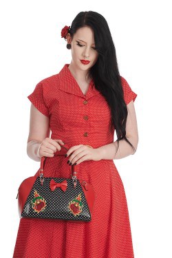 Sac Pin-up cherry flames