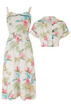 Robe a fleur avec bolero