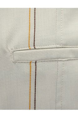 Chemise bowling beige rockabilly