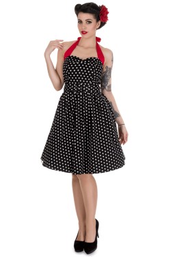 Robe dos nu a pois