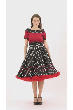 Dolly dote Robe vintage a pois