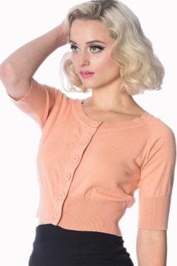 Cardigan pin-up années 50