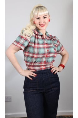 Blouse a carreaux Freddies of Pinewood