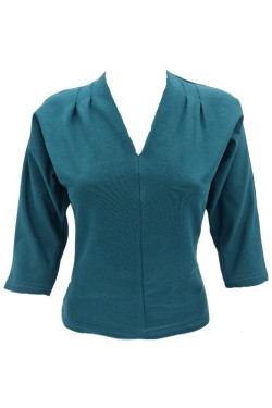 T-shirt pin-up vert années 50