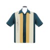 Chemise teal multibandes Steady Clothing