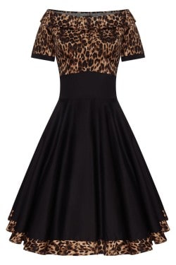 Robe léopard swing 1950's
