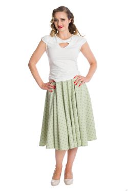 T-shirt pin-up blanc années 50