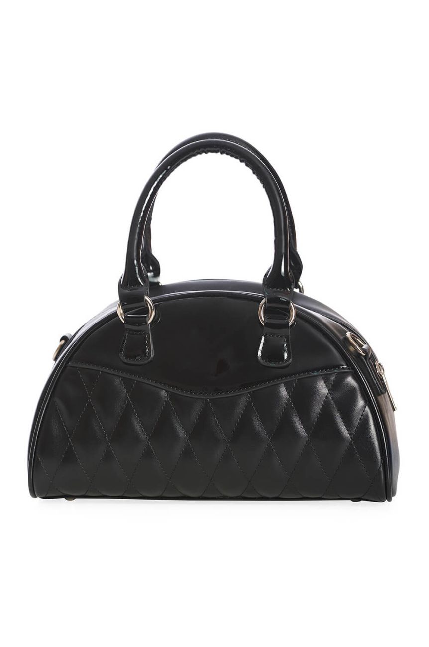 Sac femme vinyle noir