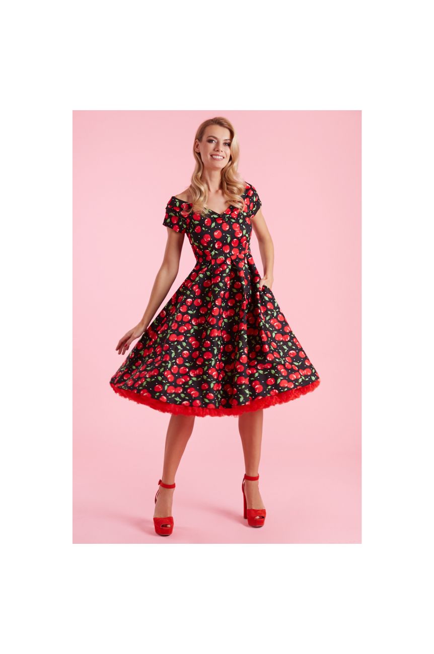 Robe cerise