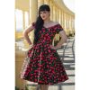 Robe motif cerise