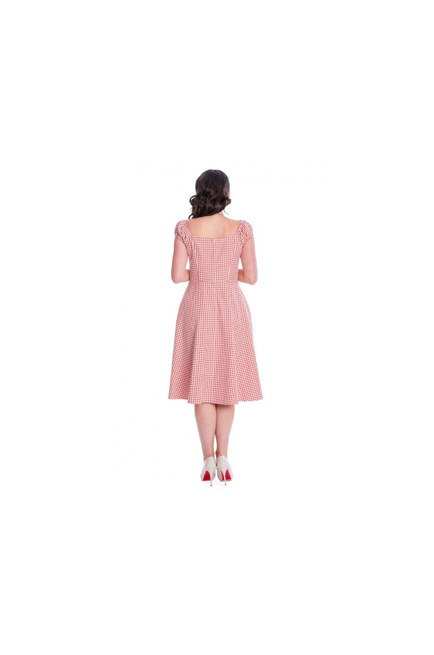 Robe vichy rouge guinguette Banned retro