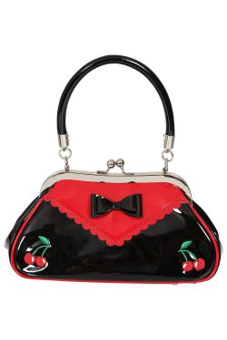 pin-up sac noir rouge retro