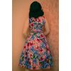 Robe pin-up a fleur