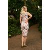 Robe crayon rétro a fleur Hearts and roses