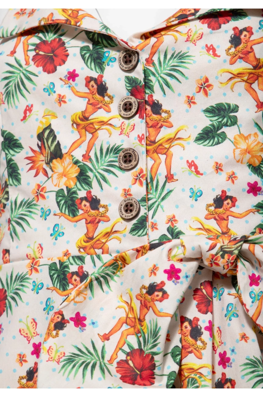 Robe dos nu tropicale